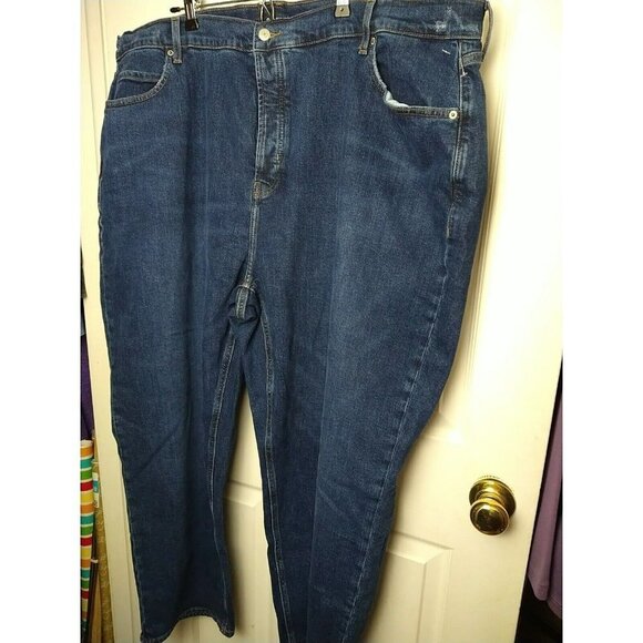 $ OLD Navy Extra High Rise Curvy Secret Slim Pocket  medium wash Jeans. Size 26 - Picture 1 of 13